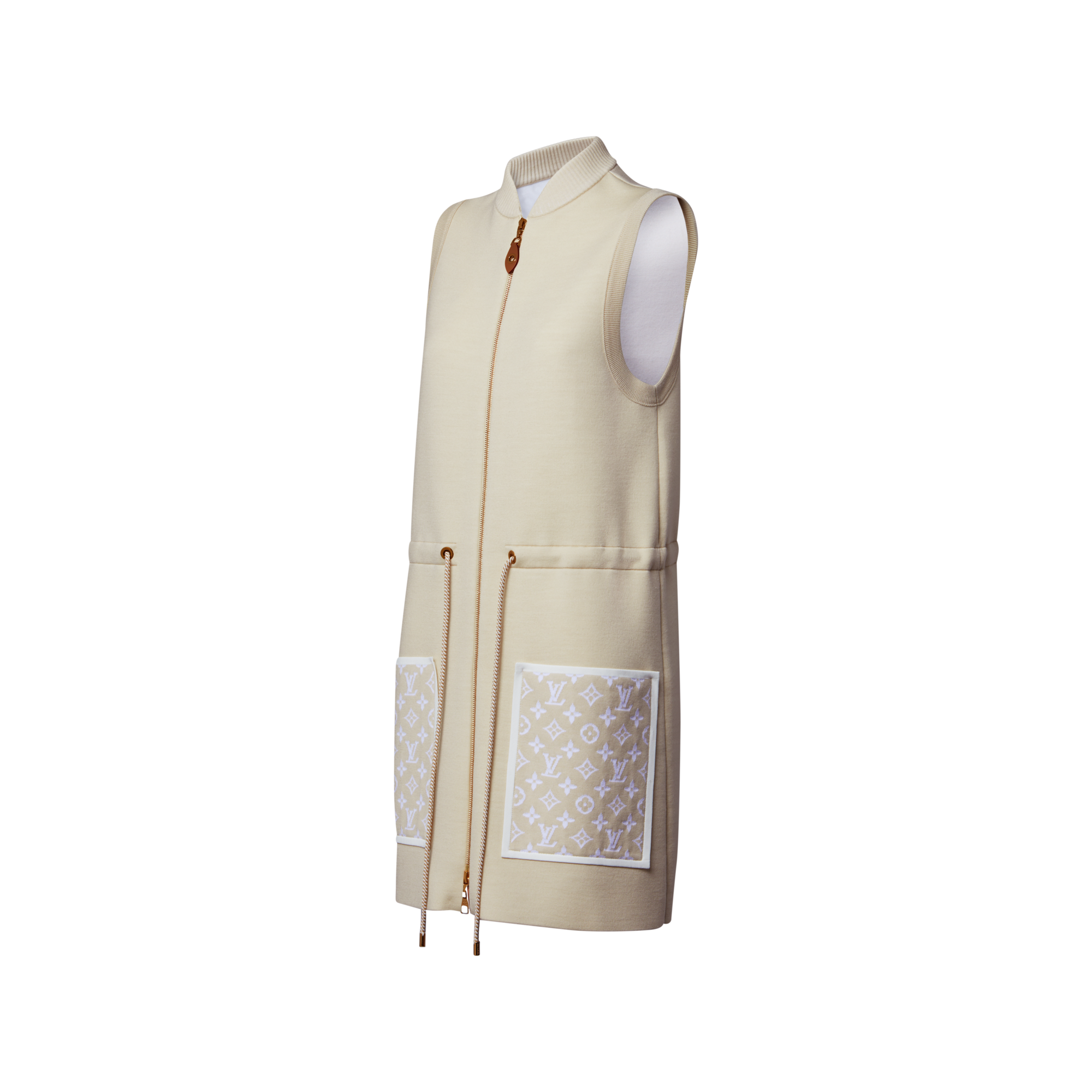 Monogram Accent Zip-Up Dress - Women - Ready-to-Wear | LOUIS VUITTON ®